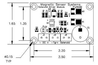 Specifications for Solenoid Driver PWM Module ELSOPWM400